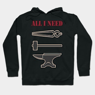 Retro Blacksmithing Metalworks Tools Gift Shirt Hoodie